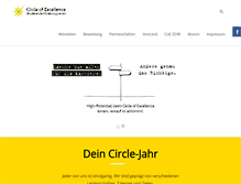 Tablet Screenshot of coe-graz.at